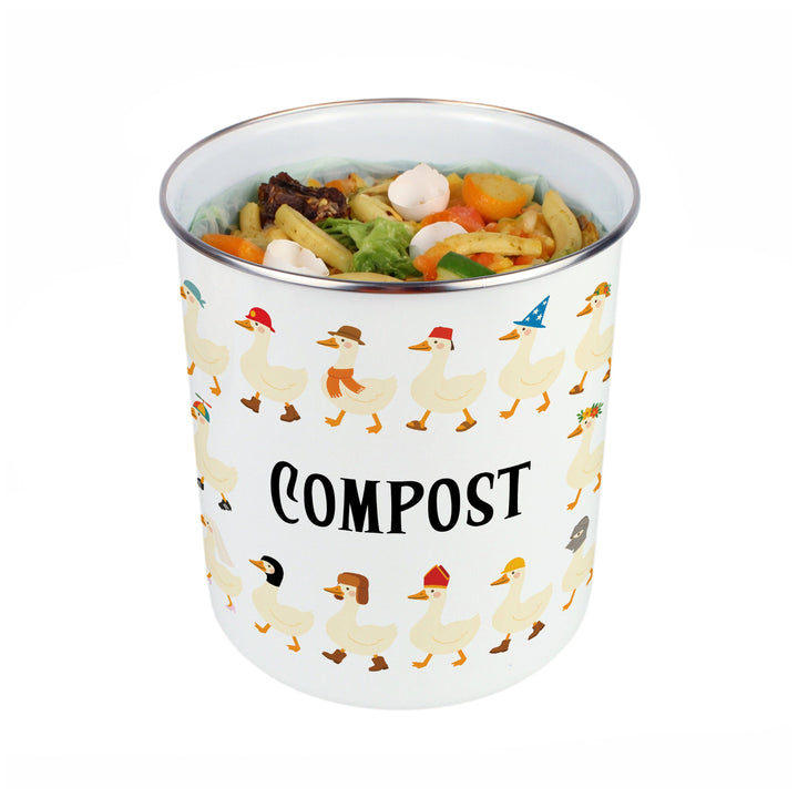 Purely Home Silly Goose Toller Compost Caddy