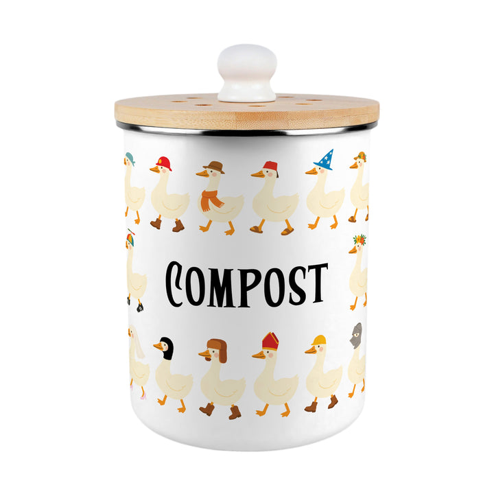 Purely Home Silly Goose Toller Compost Caddy