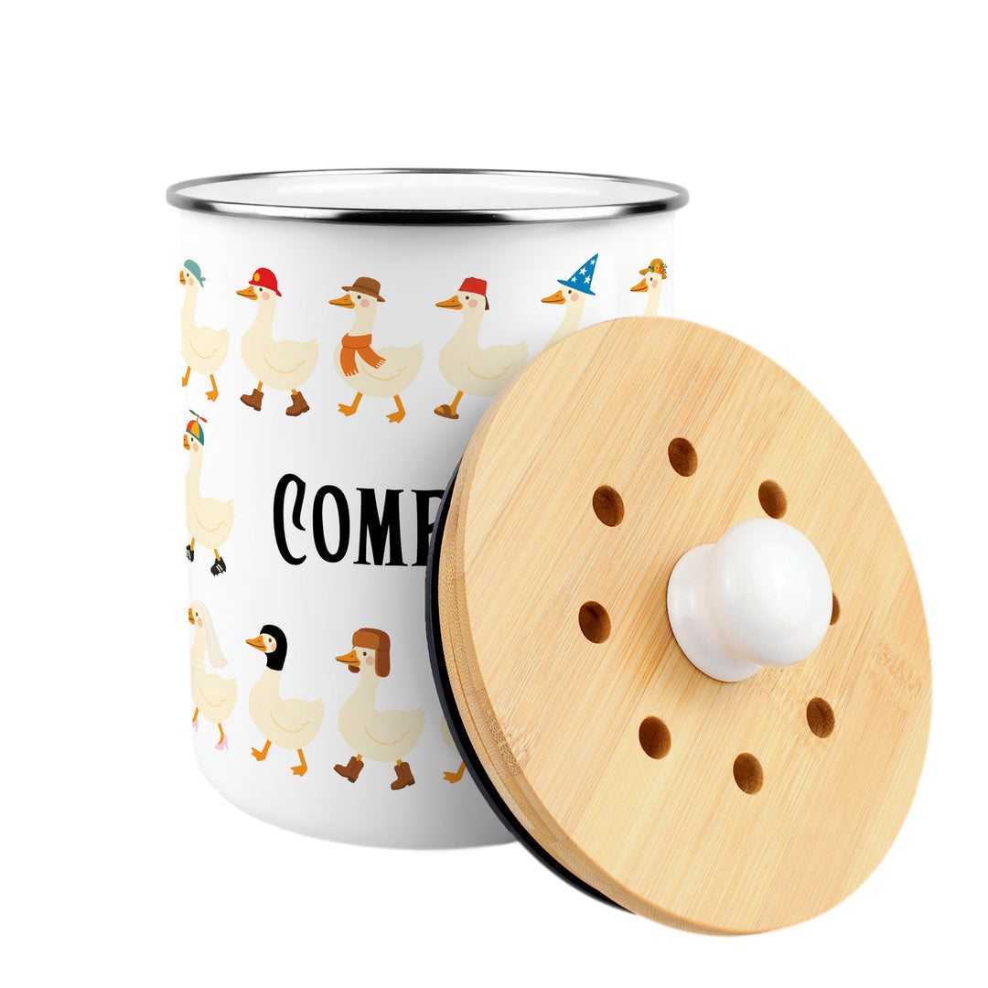 Purely Home Silly Goose Toller Compost Caddy