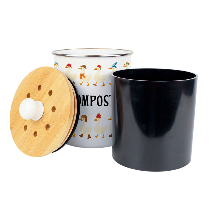Purely Home Silly Goose Toller Compost Caddy