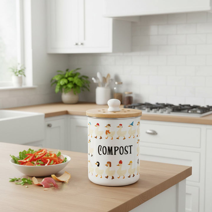 Purely Home Silly Goose Toller Compost Caddy