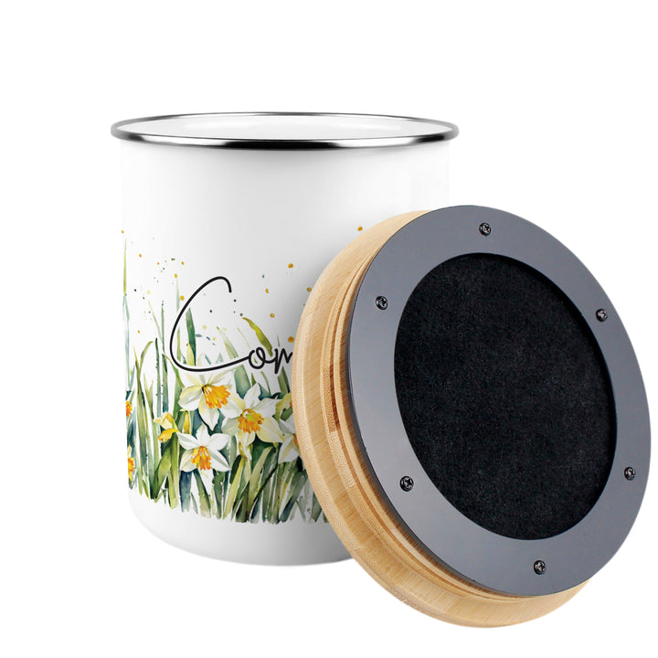 Purely Home Spring Daffodils Toller Compost Caddy