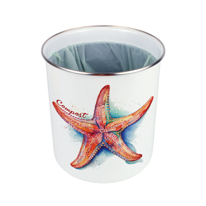 Purely Home Starfish Toller Compost Caddy