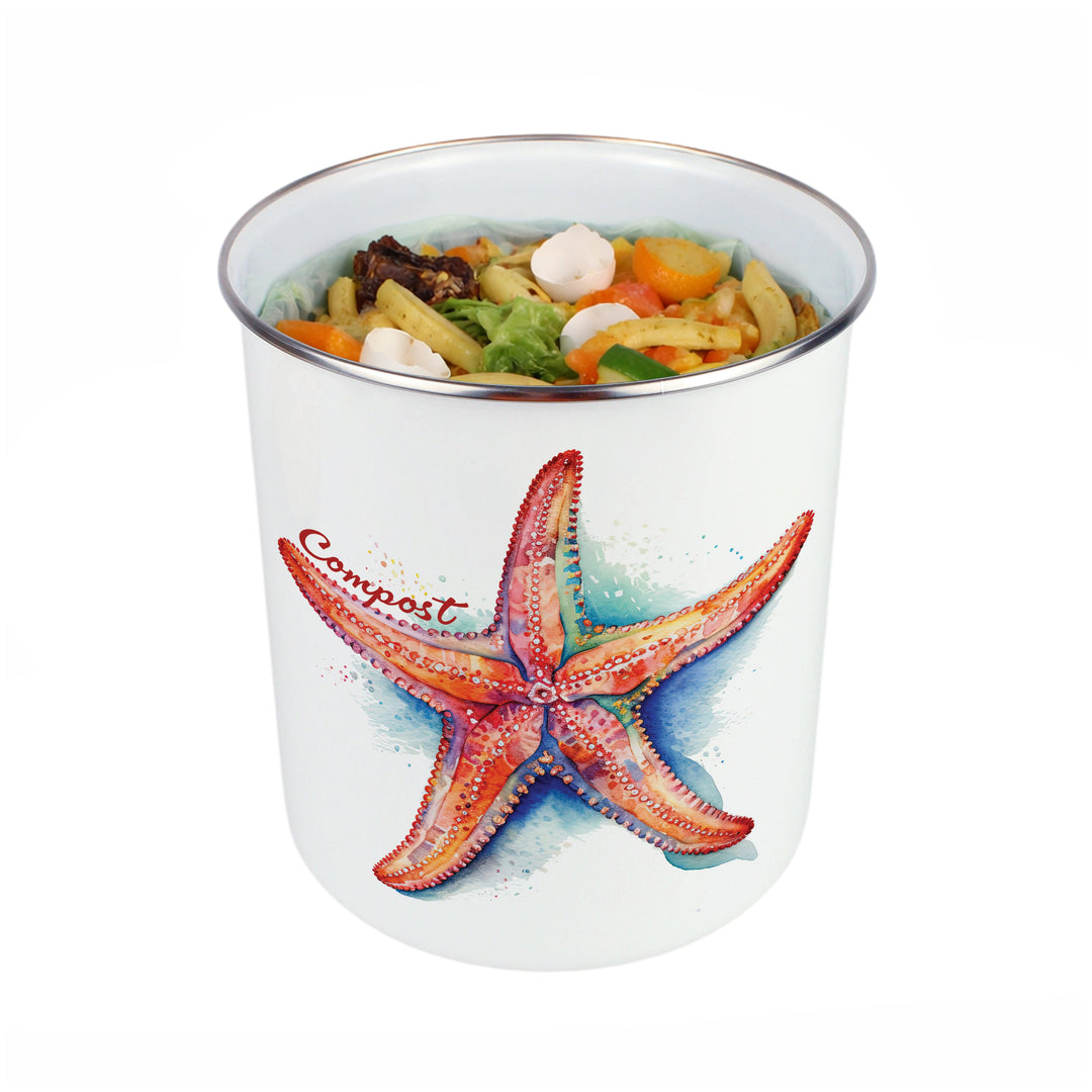 Purely Home Starfish Toller Compost Caddy