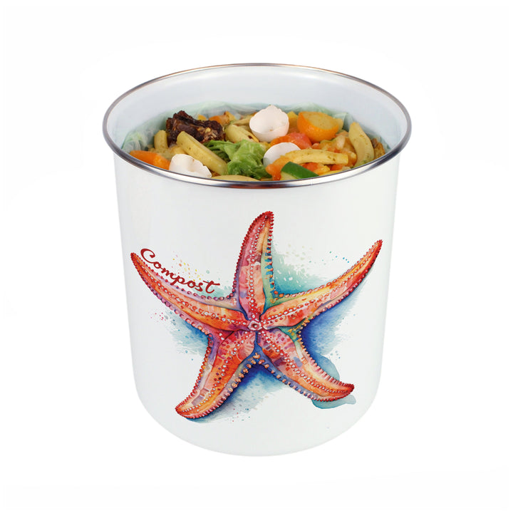 Purely Home Starfish Toller Compost Caddy