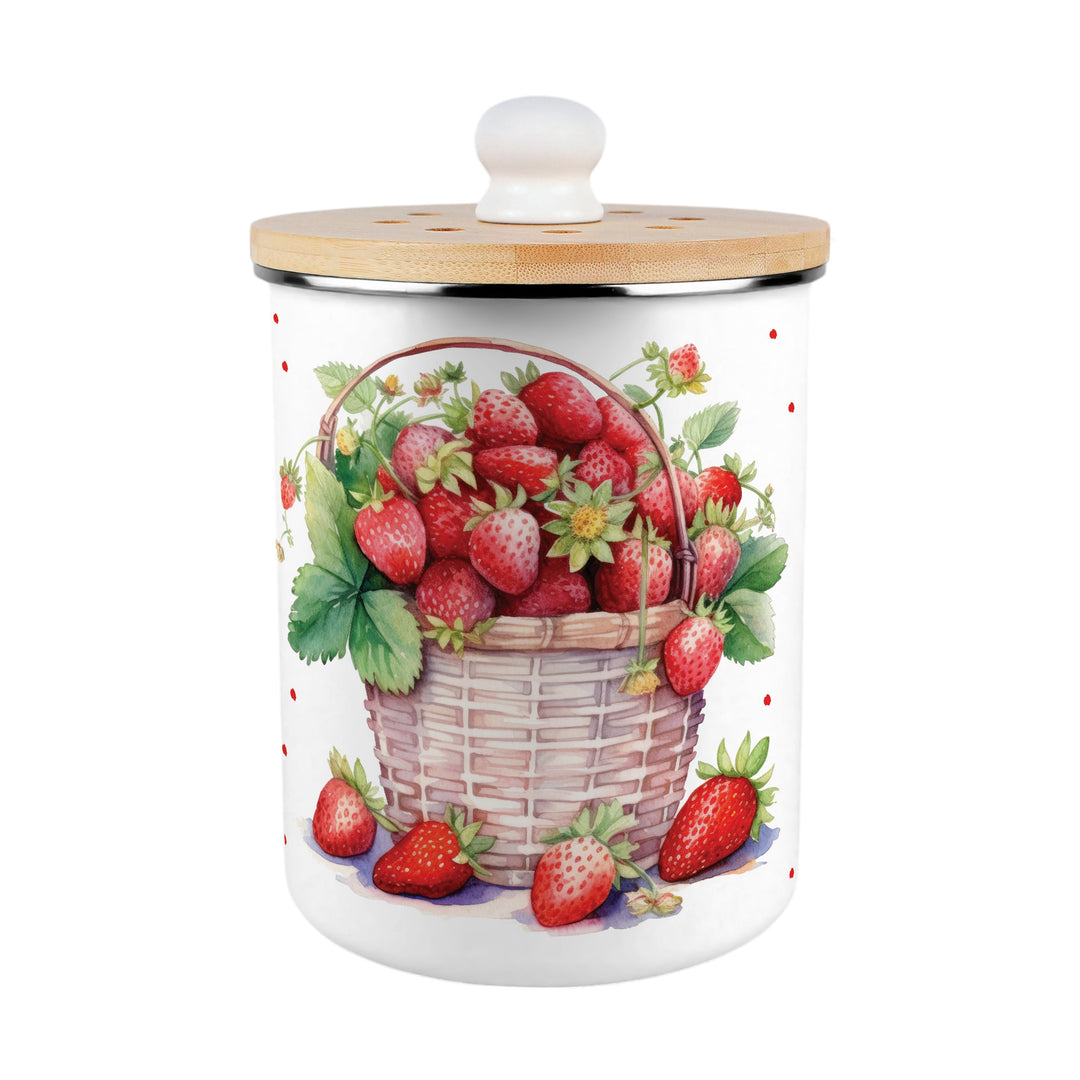 Purely Home Strawberry Basket Toller Compost Caddy