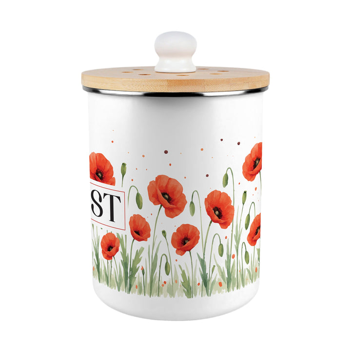 Purely Home Summer Poppies Toller Compost Caddy