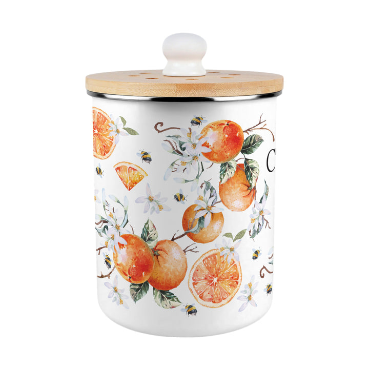 Purely Home Tangerines Toller Compost Caddy