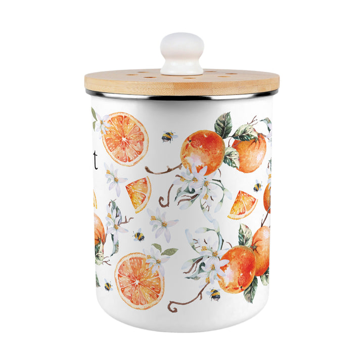 Purely Home Tangerines Toller Compost Caddy