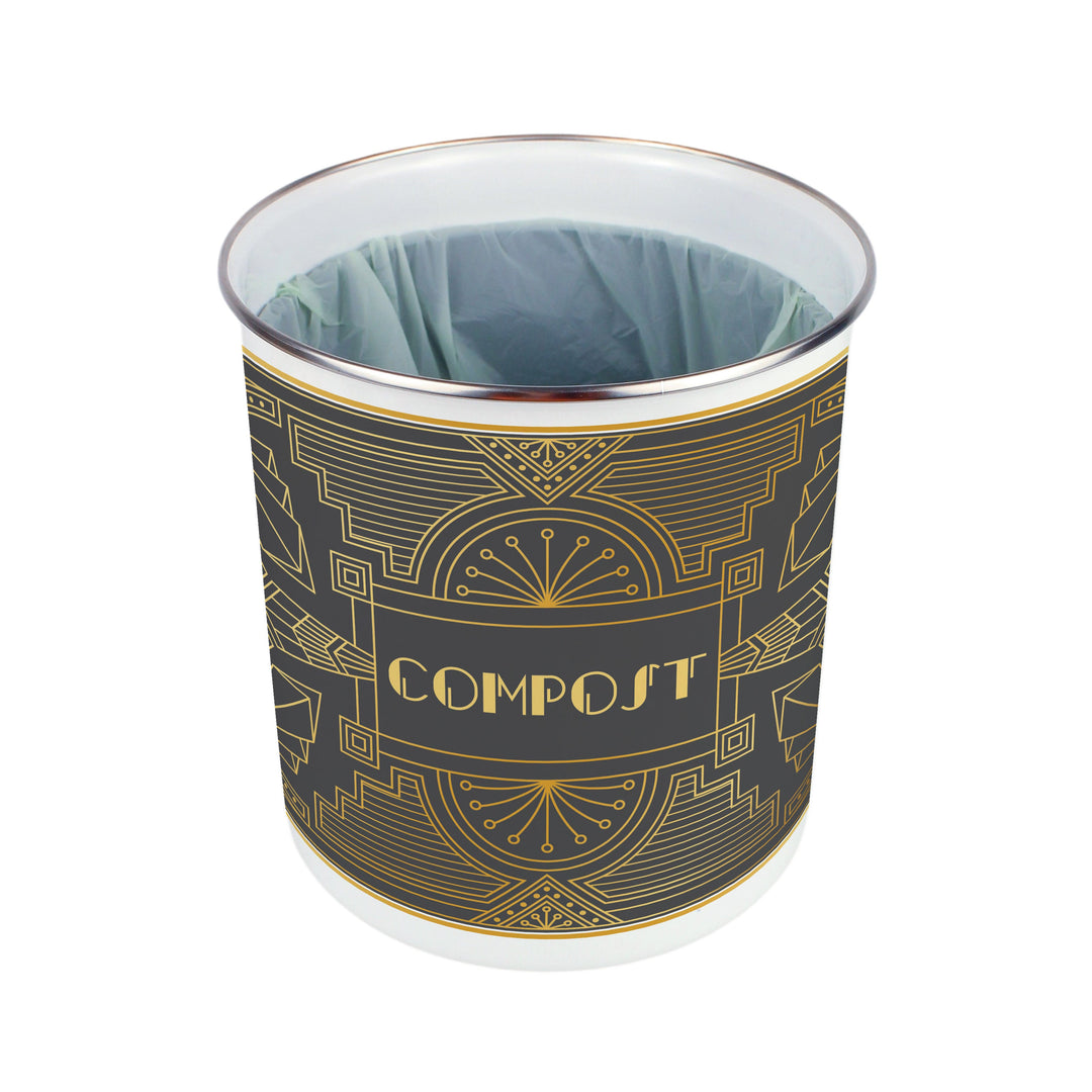 Purely Home Vintage Glamour Toller Compost Caddy