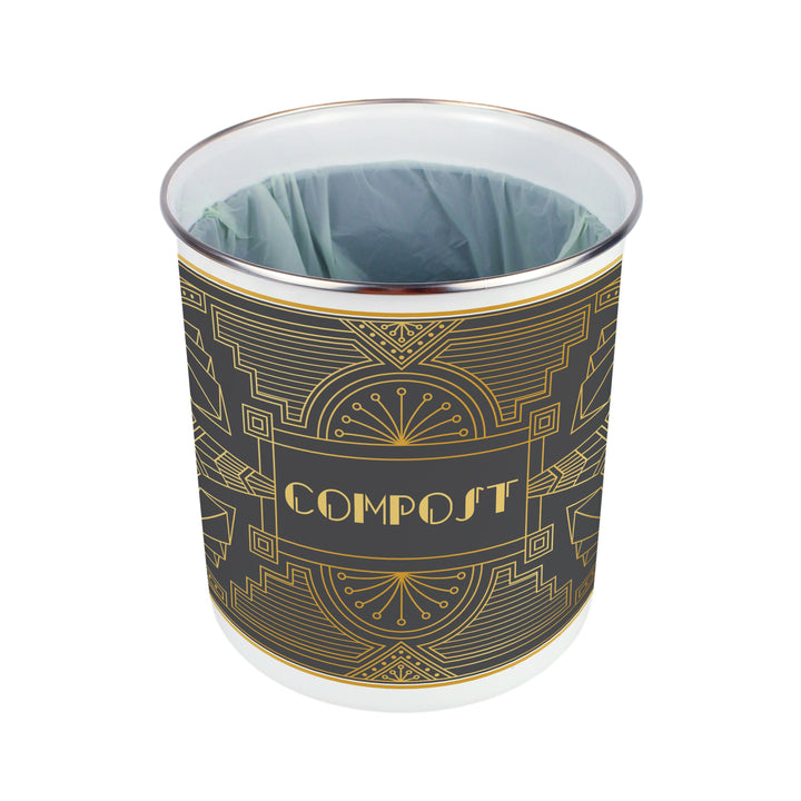 Purely Home Vintage Glamour Toller Compost Caddy