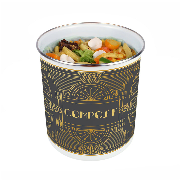 Purely Home Vintage Glamour Toller Compost Caddy