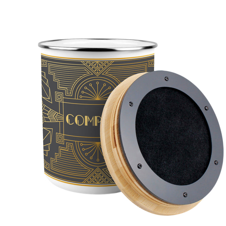 Purely Home Vintage Glamour Toller Compost Caddy