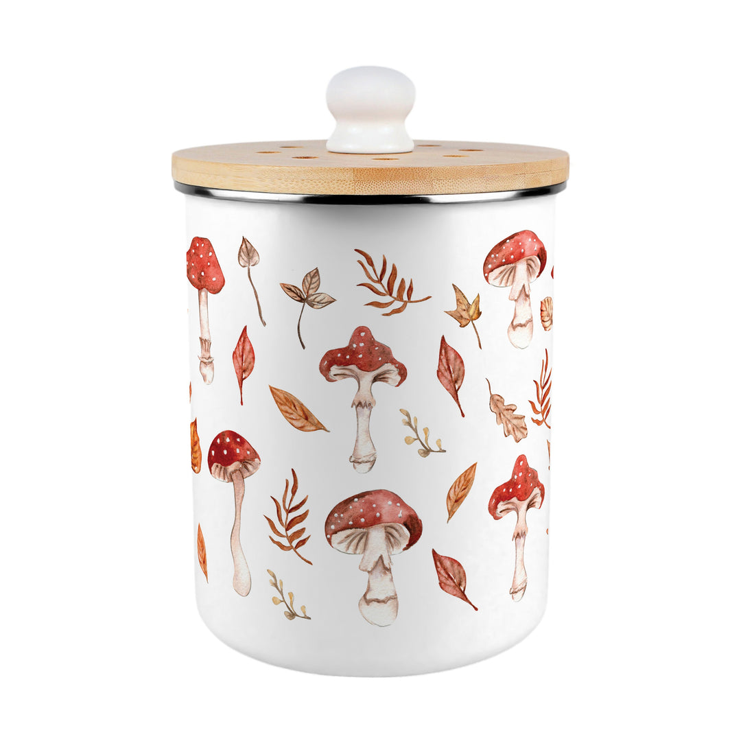 Purely Home Forest Mushrooms Toller Compost Caddy