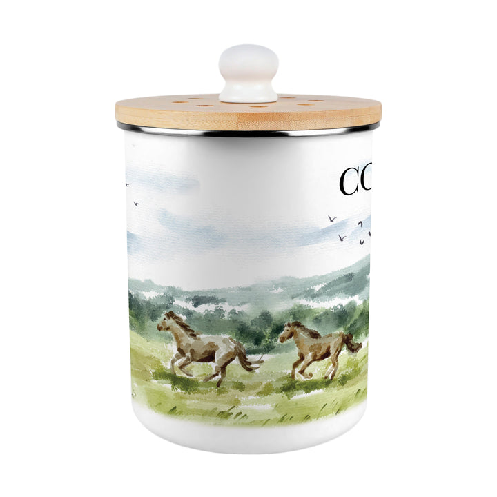 Purely Home Wild Horses Toller Compost Caddy