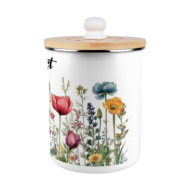 Purely Home Wildflowers Toller Compost Caddy