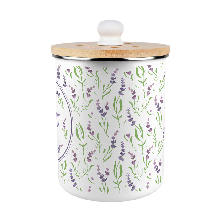 Purely Home Wispy Lavender Toller Compost Caddy