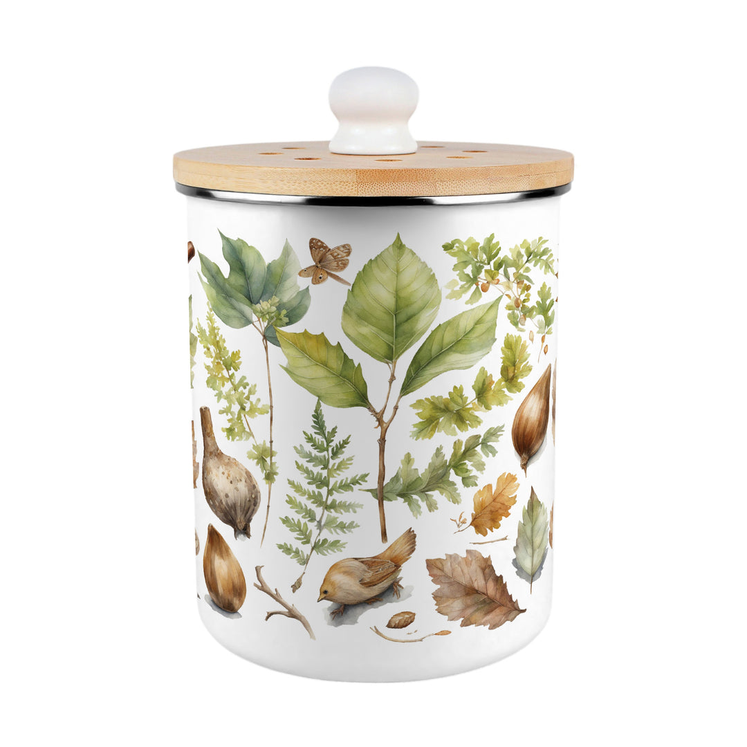 Purely Home Woodland Toller Compost Caddy