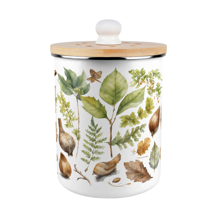 Purely Home Woodland Toller Compost Caddy
