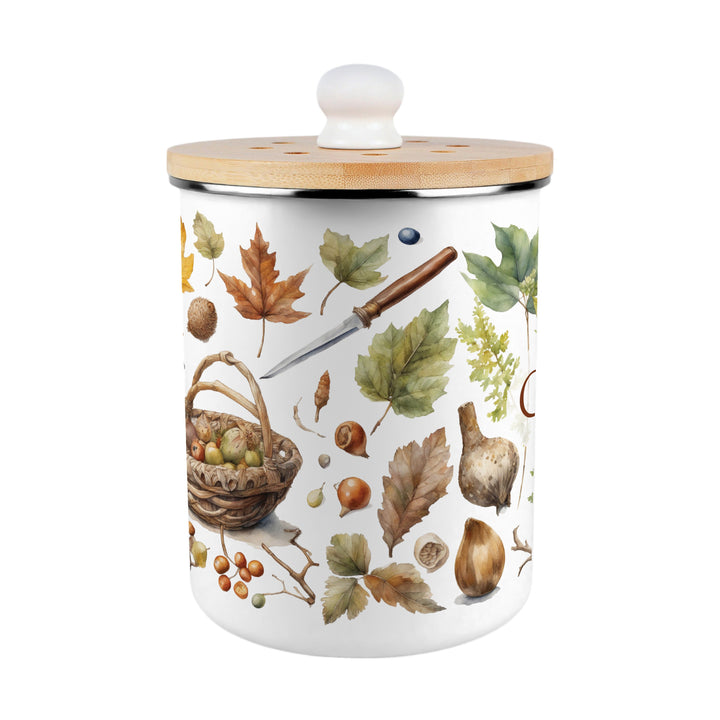 Purely Home Woodland Toller Compost Caddy