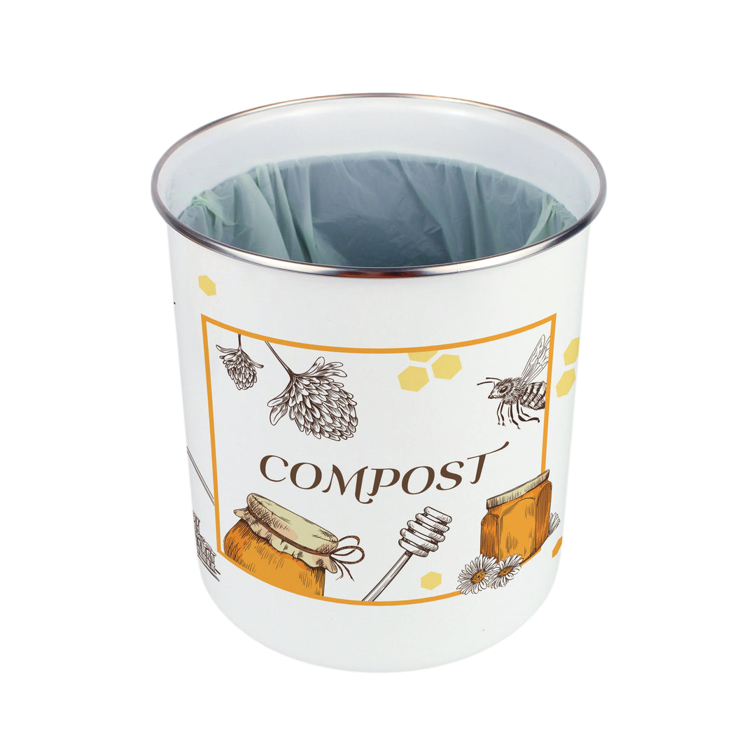 Purely Home Honey Bee Farm Toller Compost Caddy