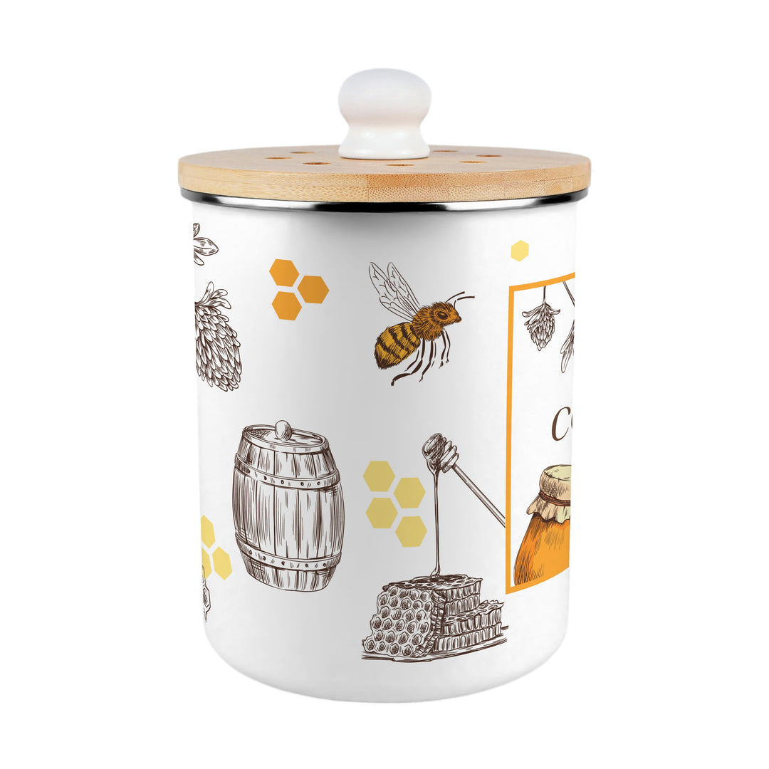 Purely Home Honey Bee Farm Toller Compost Caddy