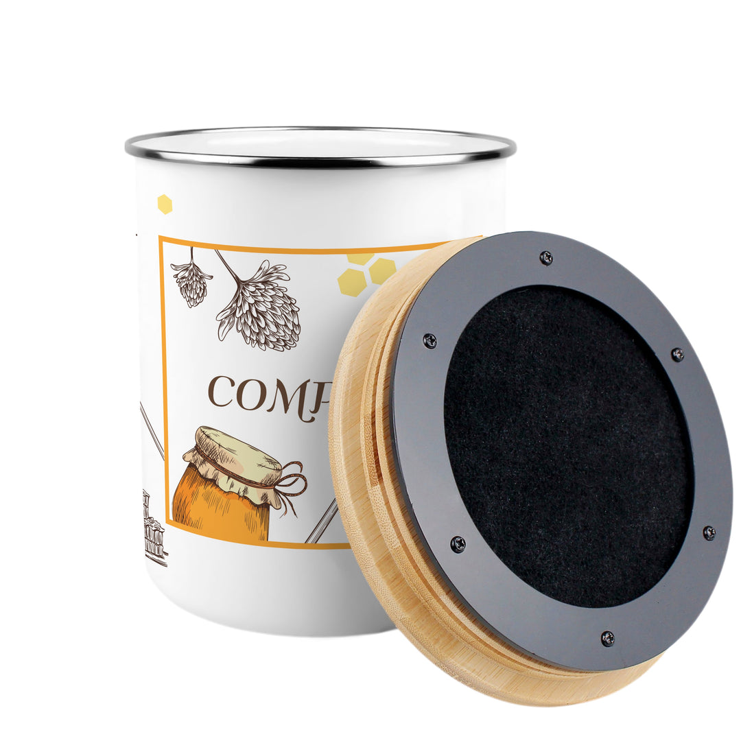 Purely Home Honey Bee Farm Toller Compost Caddy