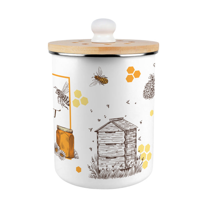 Purely Home Honey Bee Farm Toller Compost Caddy