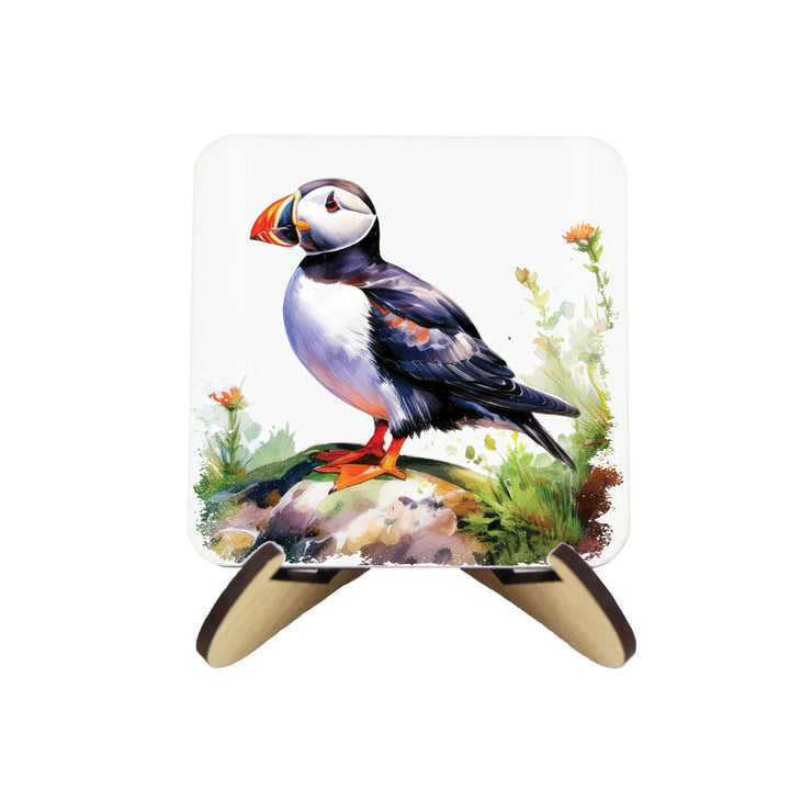 Purely Home Seaside Puffin Cork Coasters