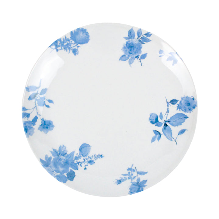 Cottage Blue Floral Melamine Dinner Plates