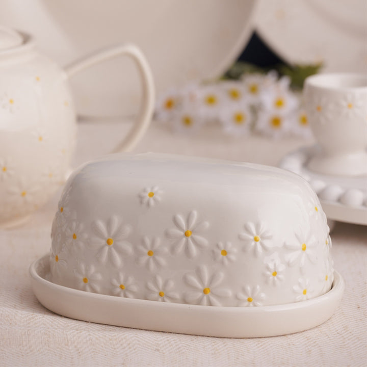 Price & Kensington Daisy Butter Dish