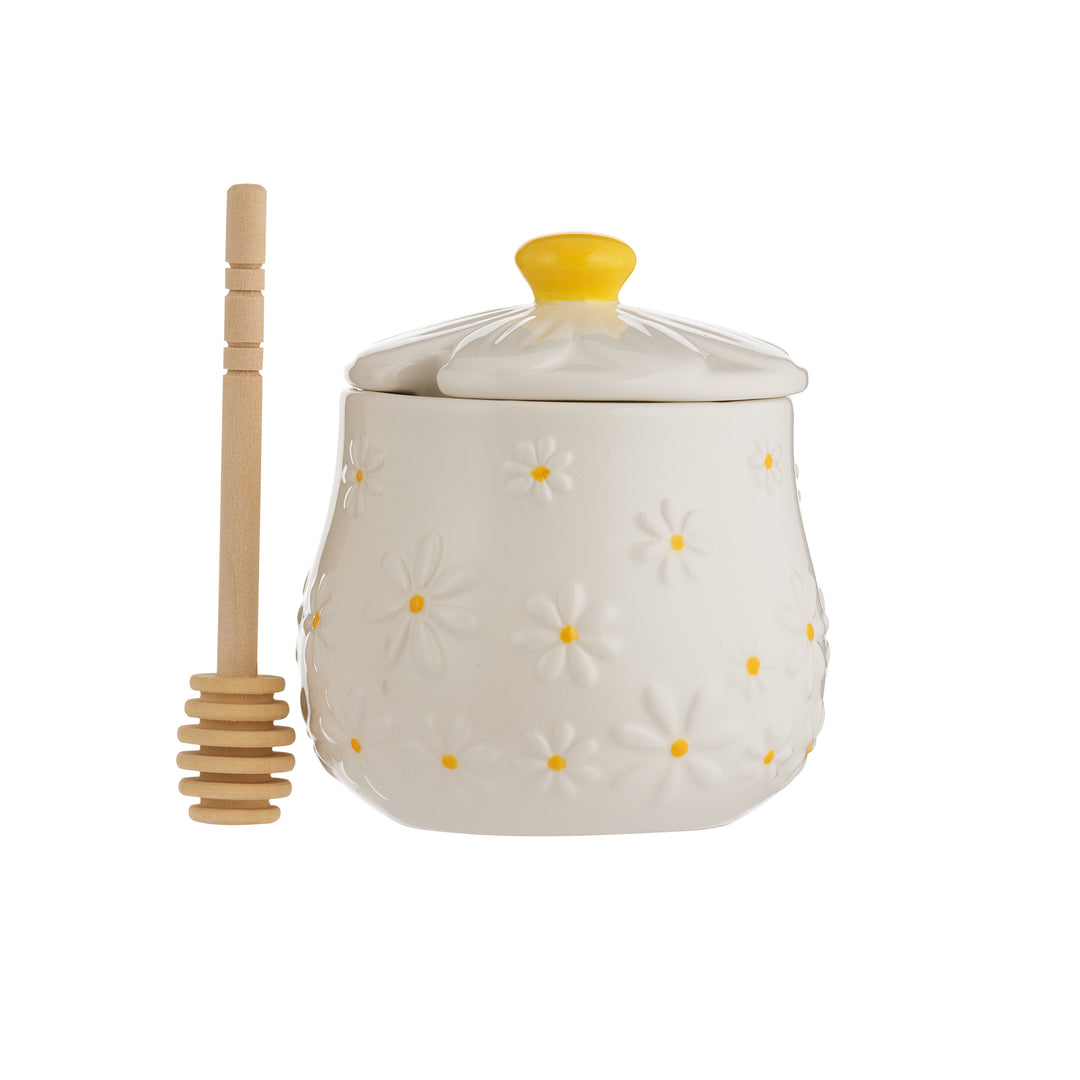 Price & Kensington Daisy Honey Pot & Drizzler Gift Box