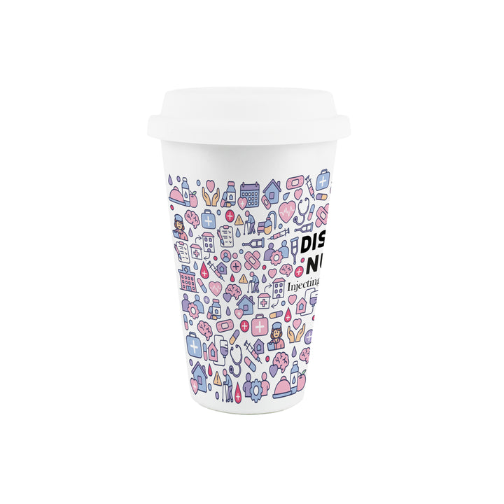 Purely Home District Nurse Ceramic Travel Mug