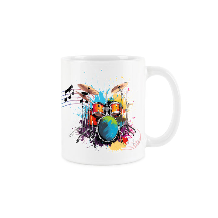 Purely Home Abstract Instruments Ceramic Mug
