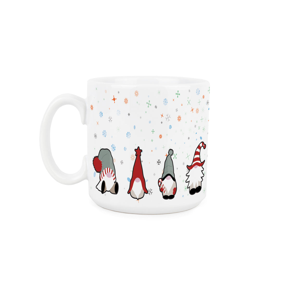 Purely Home Christmas Gonks Ceramic Mugs