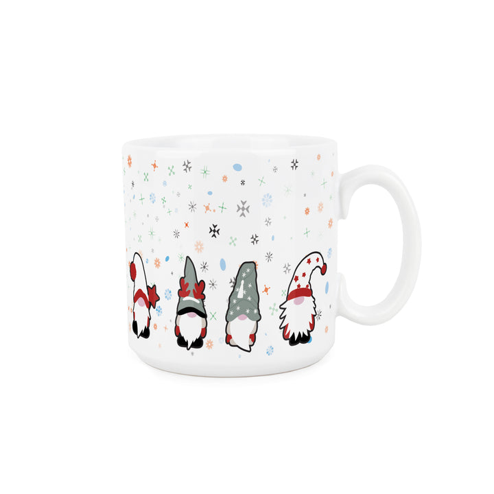 Purely Home Christmas Gonks Ceramic Mugs