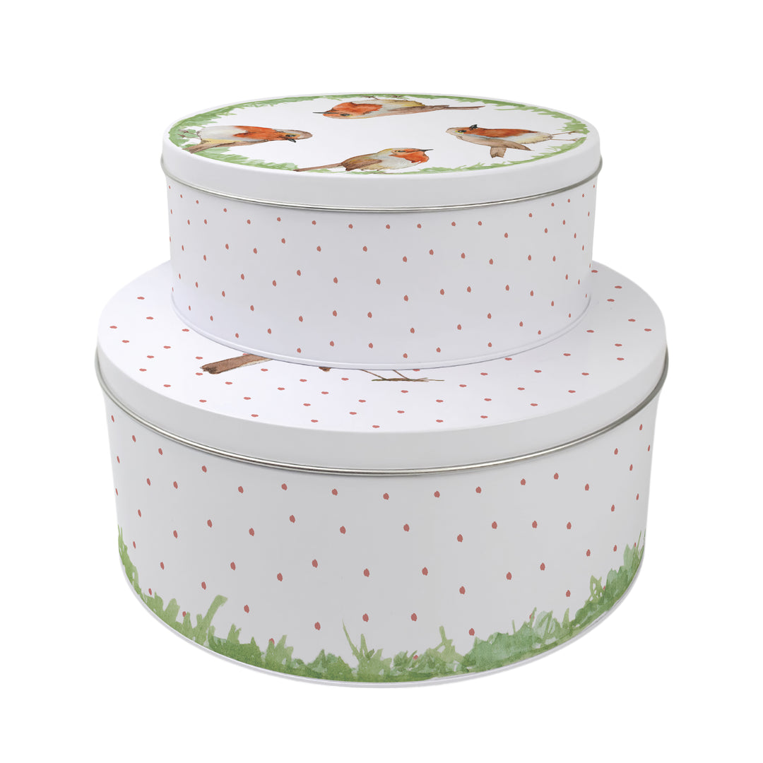Purely Home English Robins Round Cake Tins