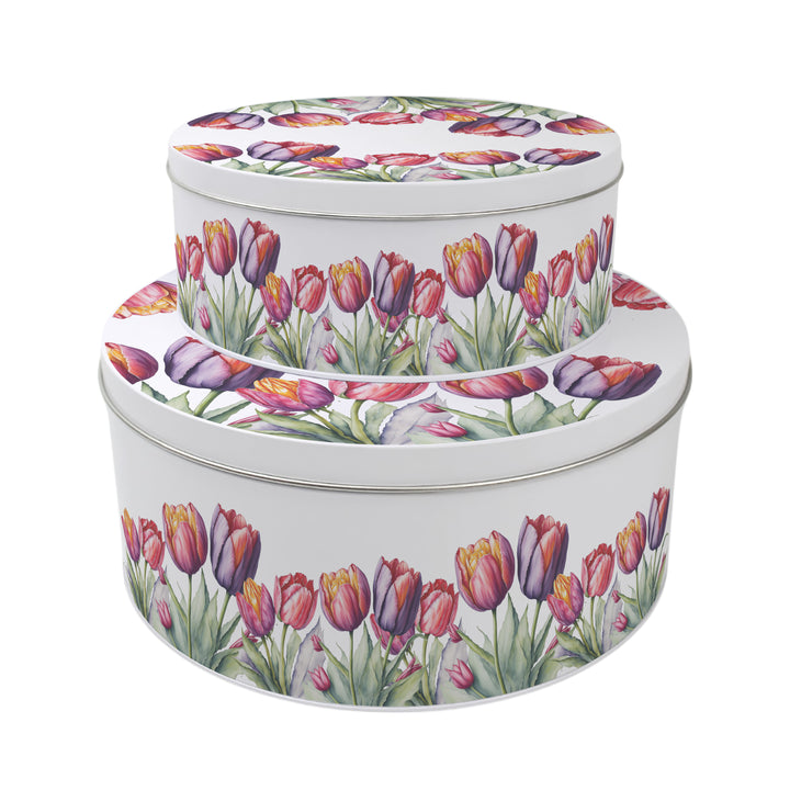 Purely Home Tulips Round Cake Tins