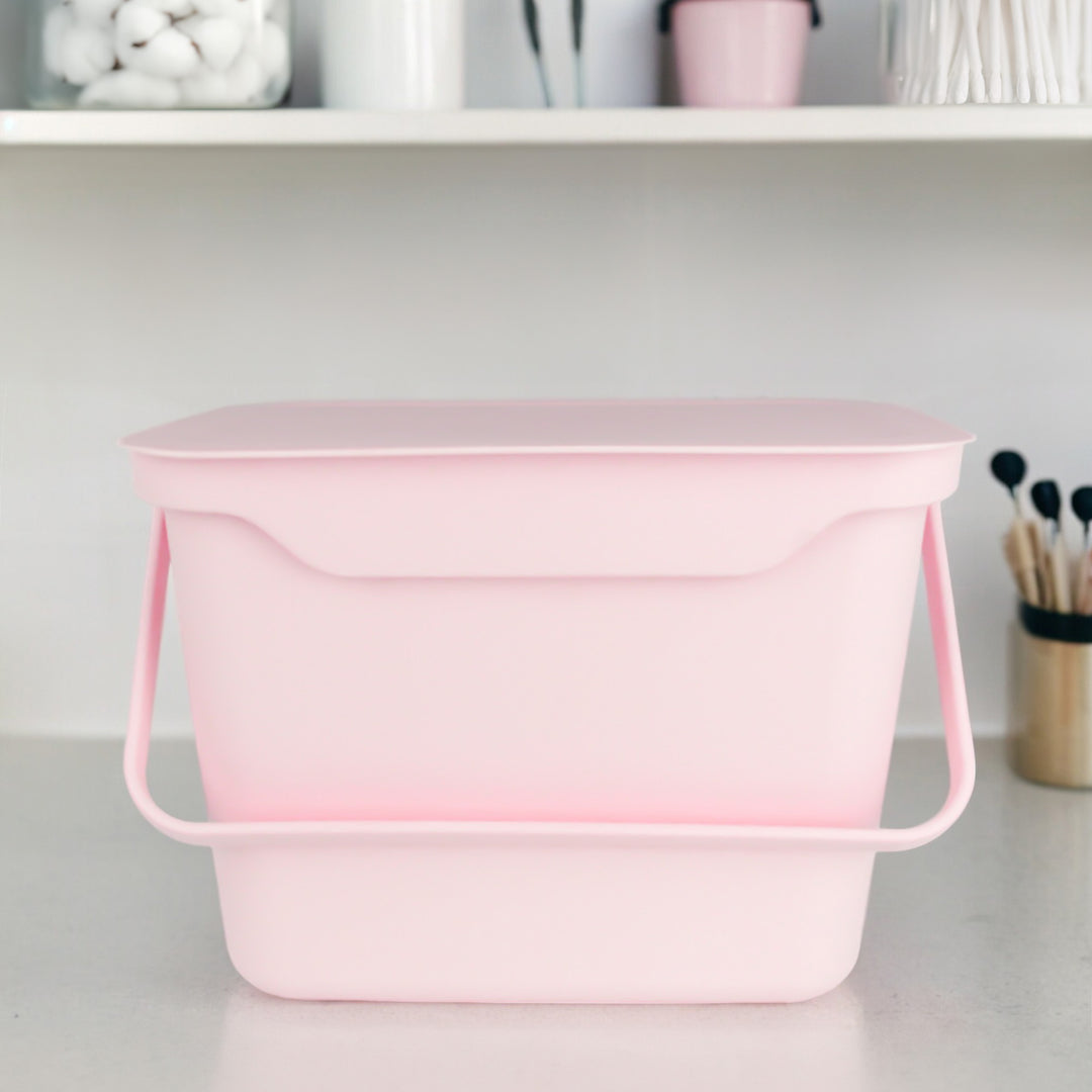 Easy Eco Pastel Pink Kitchen Caddy - 5L Size