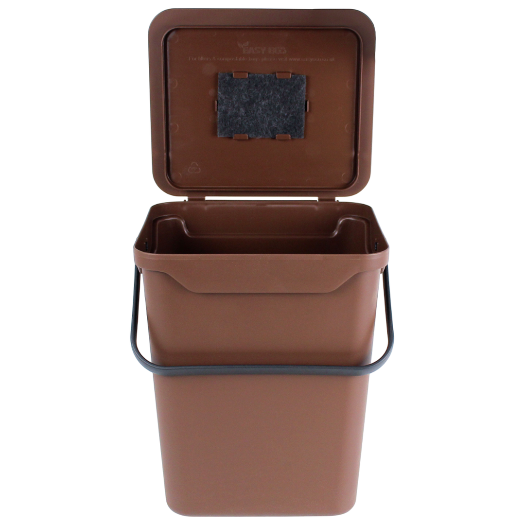 Easy Eco Brown Kitchen Caddy - 10L Size