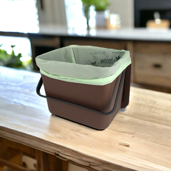 Easy Eco Brown Kitchen Caddy - 5L Size