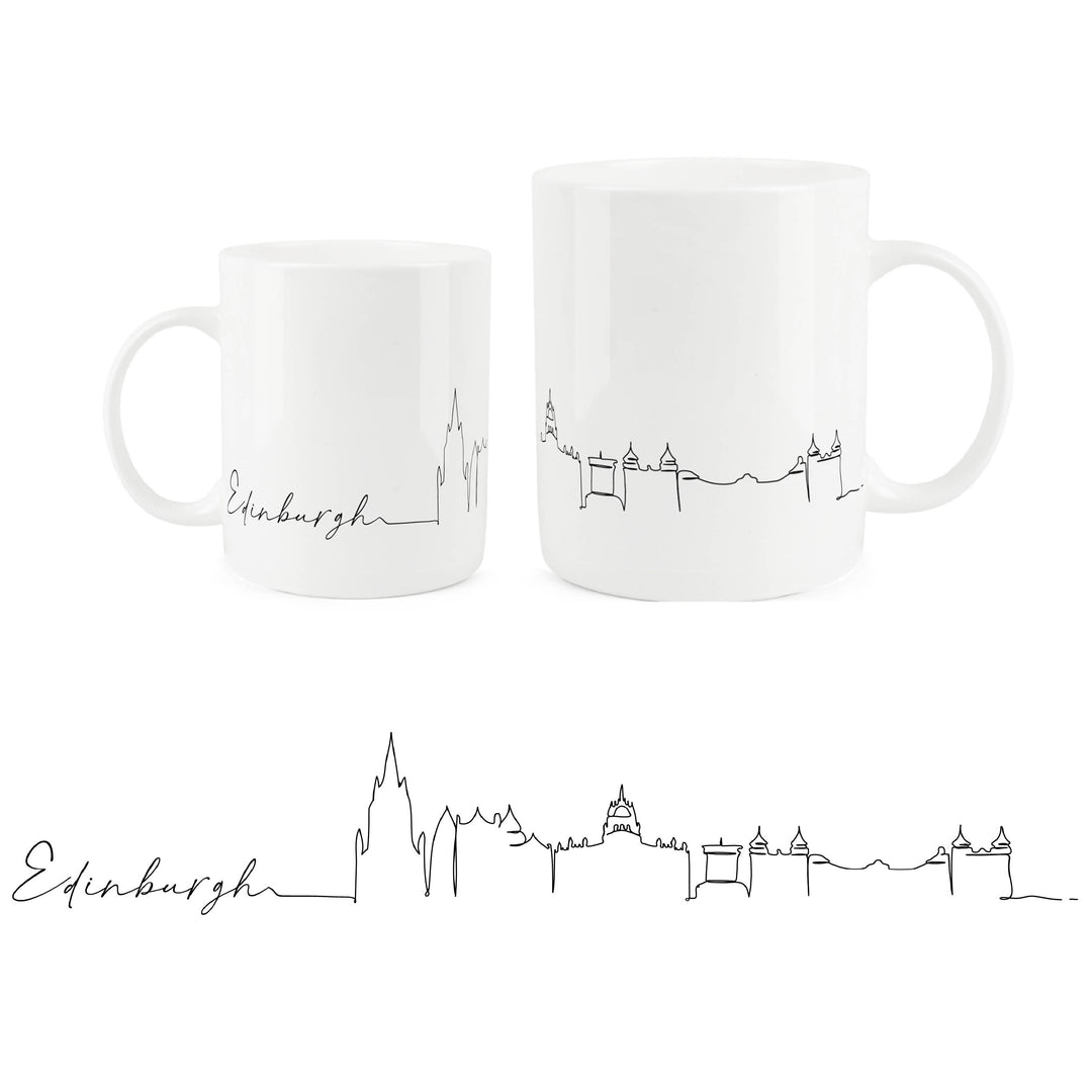 Purely Home City Skyline Bone China Mugs