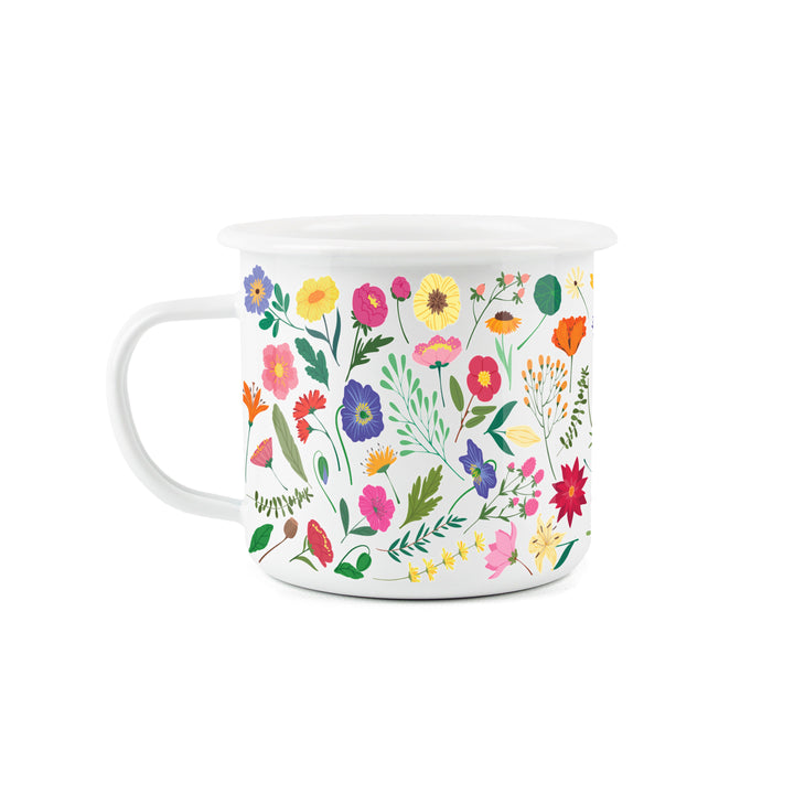 Purely Home Rather Be In My Garden Enamel Mug