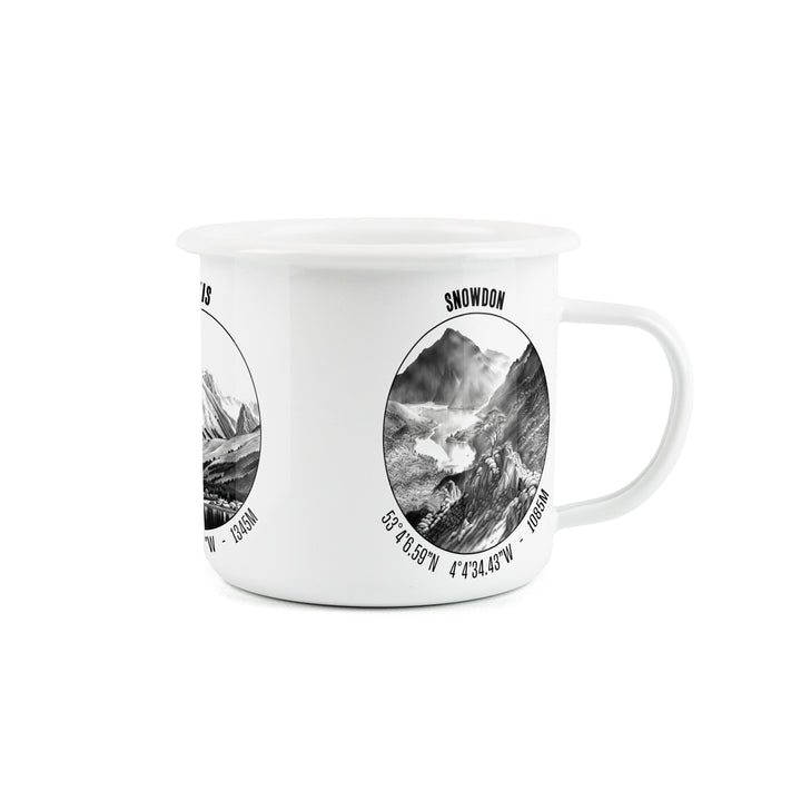 Purely Home 3 Peaks Enamel Mug