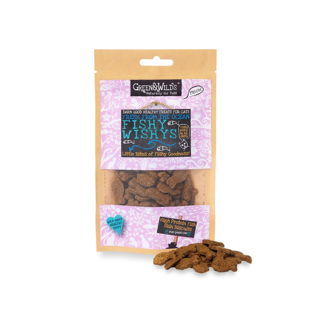Green & Wilds Eco Cat Treats - Fishy Wishys