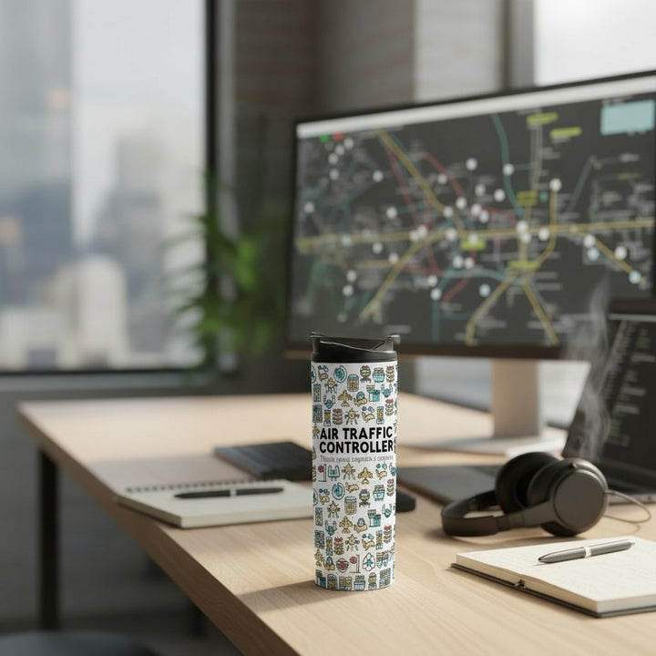 Purely Home Air Traffic Controller Travel Flask