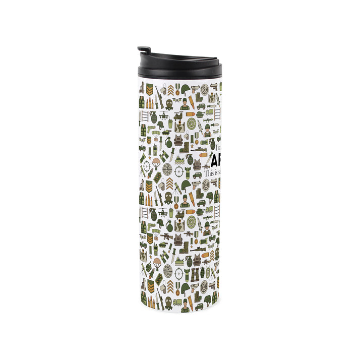 Purely Home Army Travel Flask