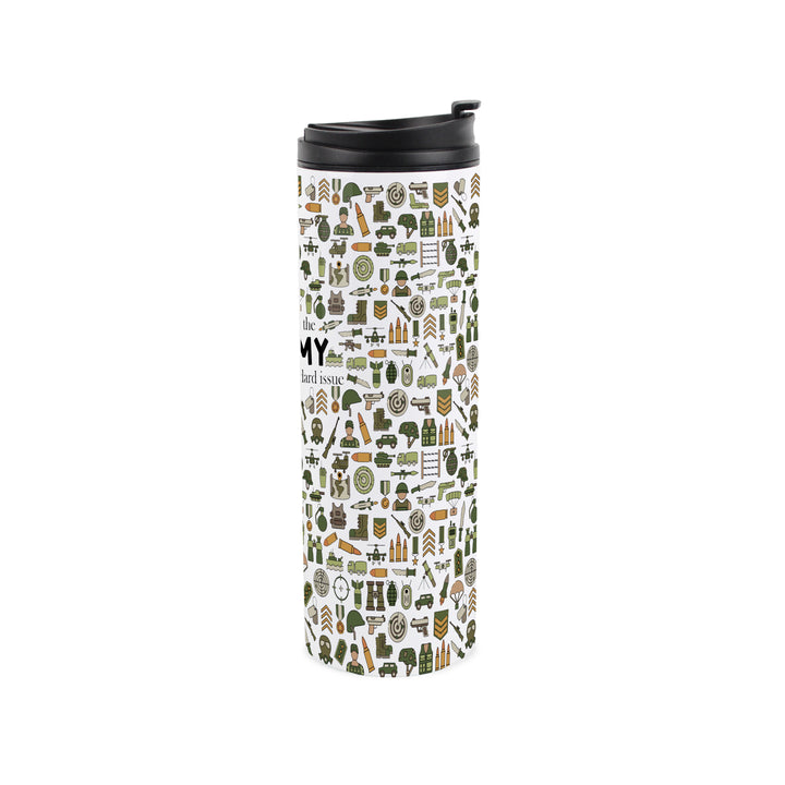 Purely Home Army Travel Flask