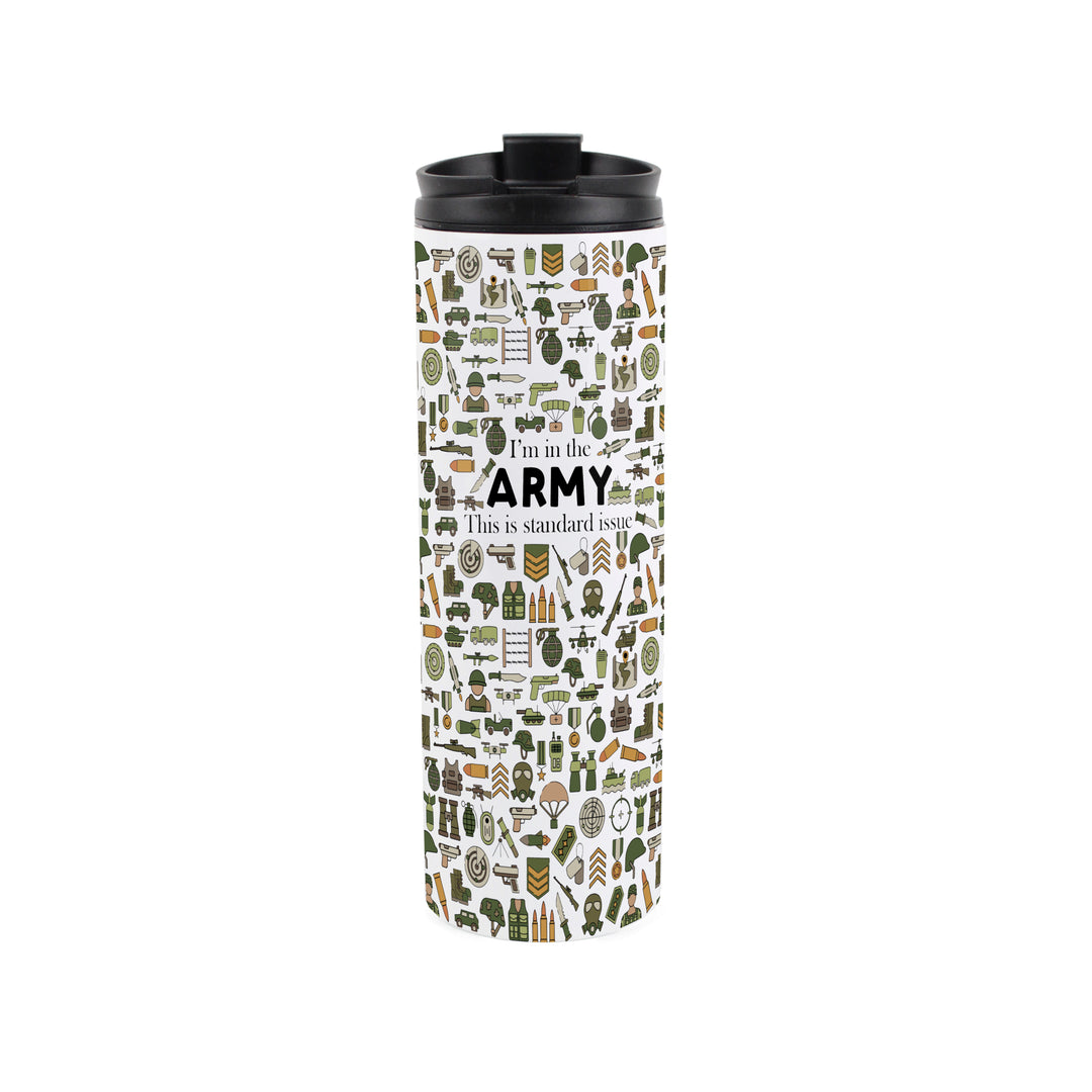 Purely Home Army Travel Flask