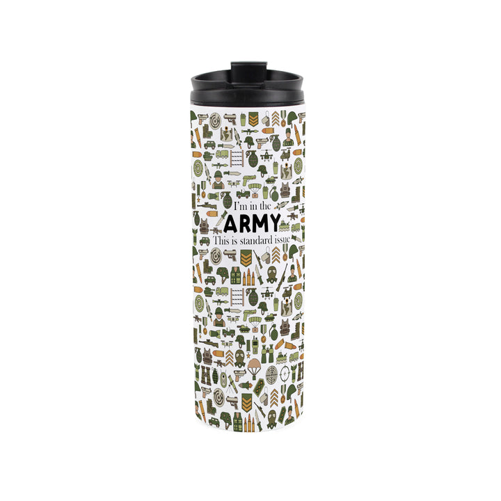 Purely Home Army Travel Flask